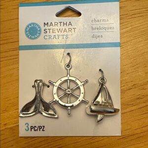 Martha Stewart Silver Nautical Charms for Kids